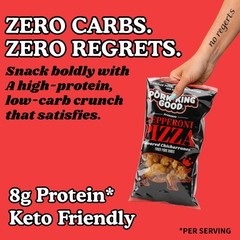 Pepperoni Pizza Pork Rinds (Chicharrones) (4 Pack) Keto Snacks