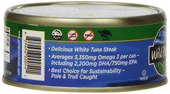 Wild Albacore Tuna, No Salt Added, Canned Tuna, Sustainably Wild-Caught, Non-GMO