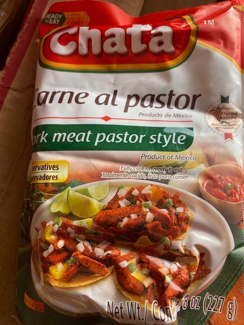 (12 PACKS) Chata Carne al Pastor – Pork Meat Pastor Style – 8 oz