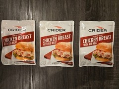 3 CRIDER Premium Chunk Chicken Breast with Rib Meat, Ready-To-Eat, exp 1/25/2027