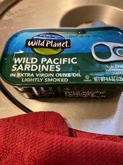 Delicious Lightly Smoked Sardines in Extra Virgin Olive Oil – 12 Pack of 4.4 oz