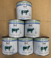 6 Pack 24oz Canned Beef Perfect For Camping Or Survival Prepper With 2031 Date
