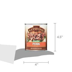 (2 pack) Keystone All Natural Pork, 28 oz Can