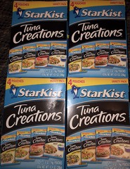 16 X 2.6 Oz StarKist Tuna Creations Variety Pack Ranch Hickory Sweet & Spicy Lem