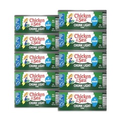 Chicken of the Sea Chunk Light Tuna in Water 5 oz. Can Pack of 10