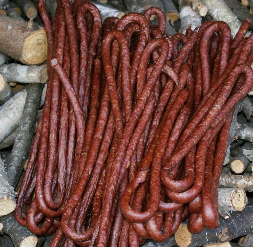 Krainerwurst Germany’s Long Smoked Dry Sausage 2.lb for $ 27 !! US SELLER !!