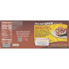 SPAM Maple Flavored Canned Ham, 12 oz Can (4-Pack) 12 Ounce (Pack of 4)