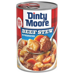 DINTY MOORE Beef Stew, Shelf Stable, 15 Oz Steel Can (Pack of 3) 10 g of Protein