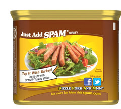 12 Pack SPAM Oven Roasted Turkey Canned Meat 12 oz Easy Ready Meal Protein