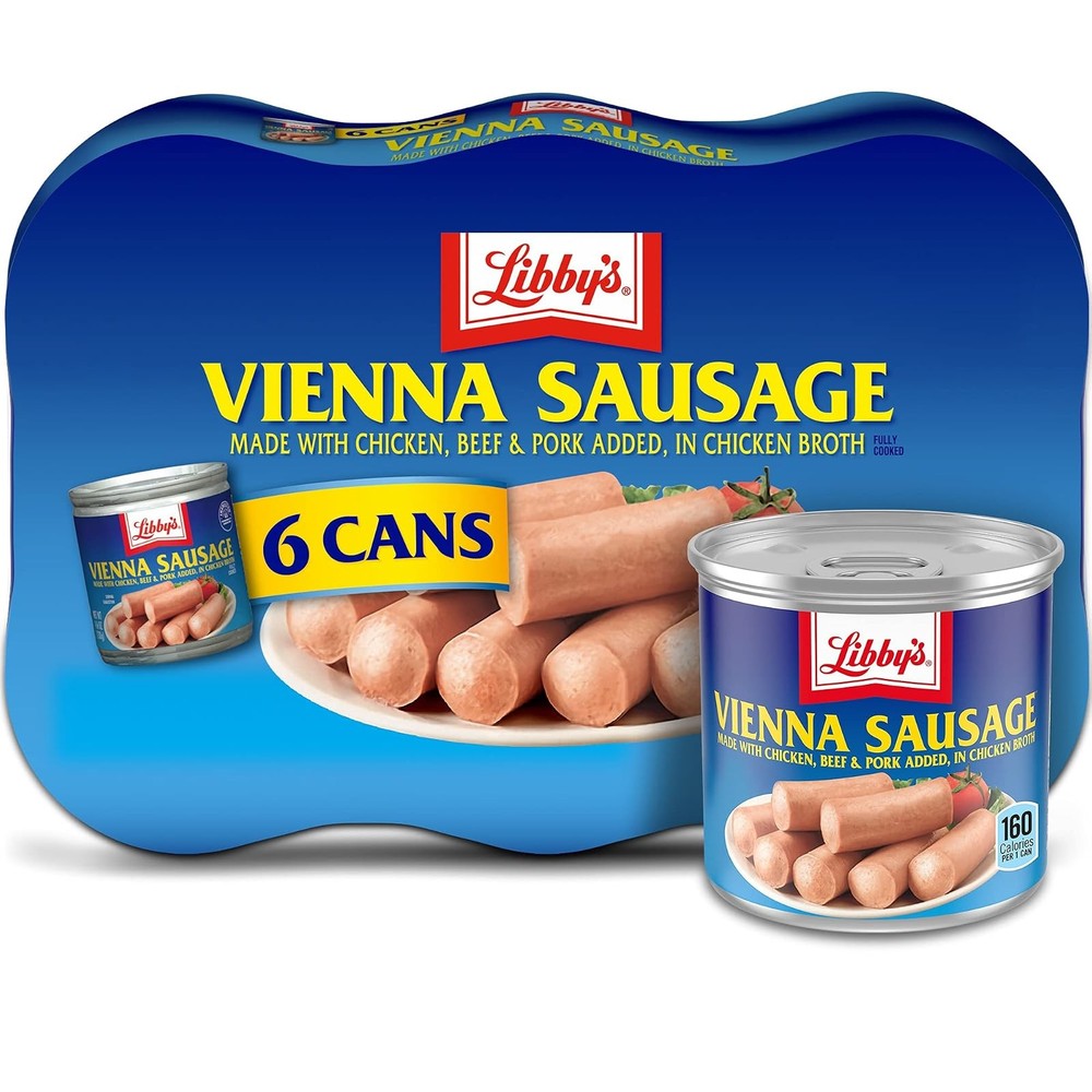 Libbys Vienna Sausage Canned 4.6 oz Ready to Eat