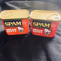 SPAM Hello Kitty Limited Edition 25% Less Sodium Pork Meat, 2-Pack 12 oz