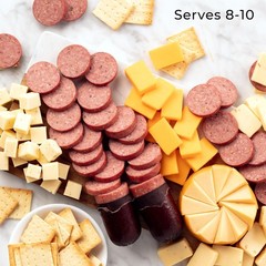 Hickory Farms Signature Beef Meat and Cheese Gift Basket (Large) 9 Piece Set