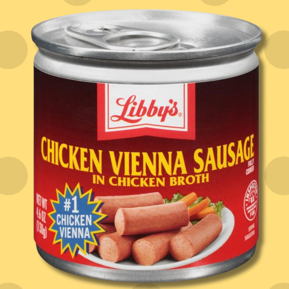 Chicken Vienna Sausage in Chicken Broth, Canned Sausage, 4.6 OZ