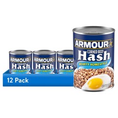 (12 Pack) Corned Beef Hash, 16G Protein per Serving, 14 Oz Can