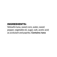 Wild Caught Yellowfin Tuna Chunks with Sweet Corn in Water 3-Pack 3.7 oz Cans