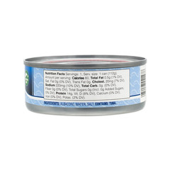 Tuna, All Natural Solid White Albacore in Water, 5 Oz Can (Pack of 12)