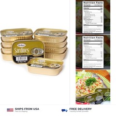 Grace Sardines in Vegetable Oil – 106g 3.74oz (Pack of 10) – 18g Protein per …