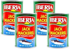 Jack Mackerel in Tomato Sauce 15 Ounce Pack of 4