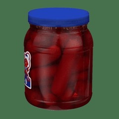 Pickled Sausages Fully Cooked Ready to Eat Protein Snack Resealable Jar 32oz New