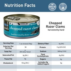 COLES CANNED AND CHOPPED CLAMS – Harvested in Crystal Clear Water, Gluten Fre…