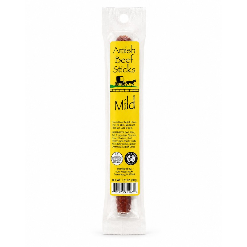 5x Amish Mild Beef Sticks Spice Seasoning Flavor Cooking Kitchen Gourmet 1.25oz