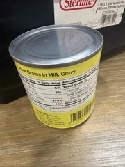 6 Cans Rose Pork Brains with Milk Gravy 7 Oz Can Pig Breakfast Eggs 12/26