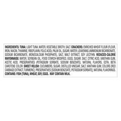Lunch-To-Go Mix Your Own Tuna Salad, Chunk Light Tuna Pouch, 4.5 Ounce Kit, 12 P