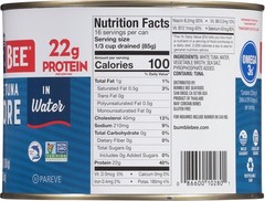 Bumble Bee Solid White Albacore Tuna in Water, 66.5 oz Bulk Food Service Can …