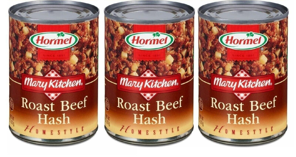 Hormel Mary Kitchen Roast Beef Hash Homestyle 14 oz(Pack of 3)~Exp 8/2026