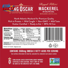 Mackerel in Olive Oil, 4.05 Ounce Can (Pack of 6, Packaging May Vary), Skinless