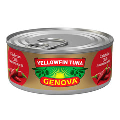 Wild Caught Premium Yellowfin Tuna, 4 Flavor Variety Pack, 5 Oz. Can (Pack of 4)