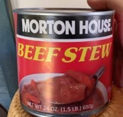 MORTON HOUSE BEEF STEW Camping 1 24oz DELICIOUS TASTY EXPIRE 4/23/2028