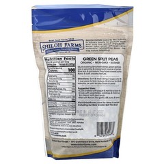 Organic Green Split Peas, 15 oz (425 g)