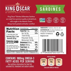 Sustainable Wild Caught Sardines in Olive Oil, 4.38 Oz – Pack of 1 – Rich Flavor