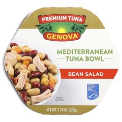 Premium Tuna, Mediterranean Bowl, Bean Salad, 7.76 oz (220 g)
