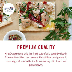 Yellowfin Tuna in Extra Virgin Olive Oil, 5 Ounce Cans (Pack of 6), Wild Caught