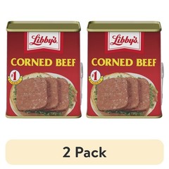 Canned Corned Beef 12 oz Two Pack High Protein 14g Per Serving Meat Tin
