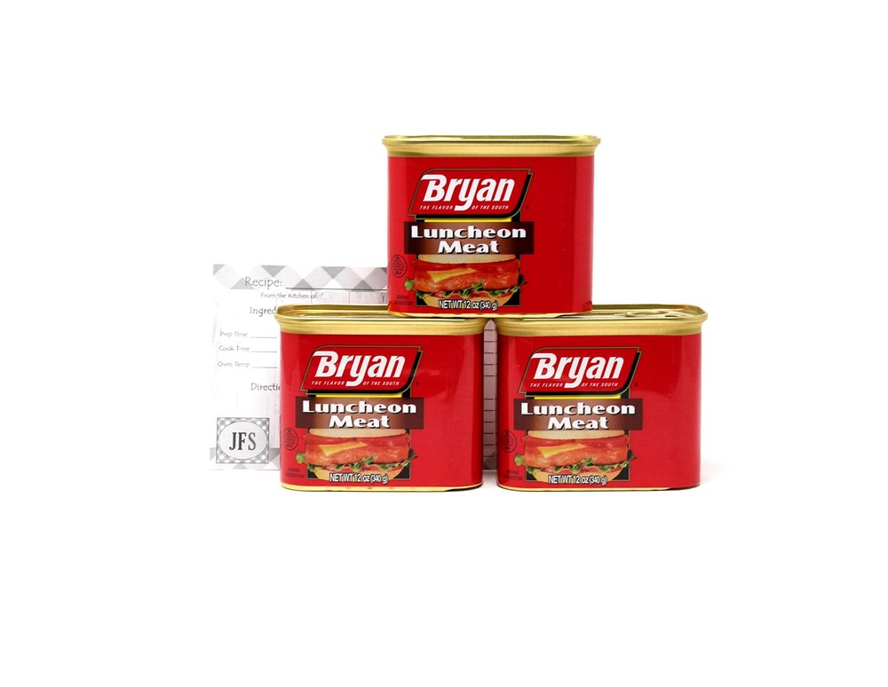 Bryan Luncheon Meat (Canned) 12 Oz (340g) 3 Pack Bundled with a exclusive rec…