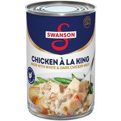Swanson Canned Chicken a la King – Tender Chicken & Creamy Sauce, 10.5 oz
