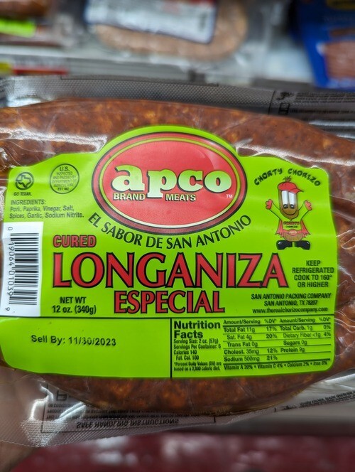 Apco Longaniza Especial 12 Oz (4 Pack)