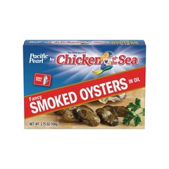 Fancy Smoked Oysters in Oil 3.75 oz. Can (Pack of 24)
