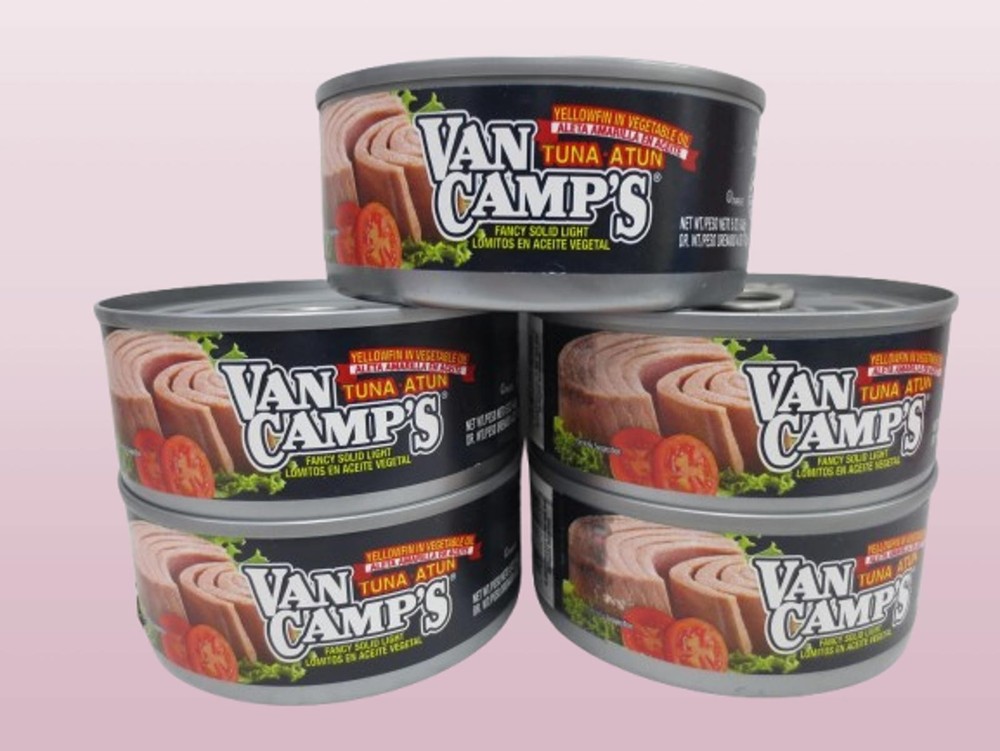 VAN CAMP’S TUNA YELLOWFIN IN VEGETABLE OIL FANCY SOLID LIGHT 5 OZ EXP: 2028 5PCS