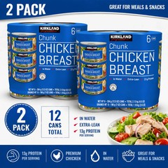 2-Pack Kirkland Signature, Chicken Breast, 12.5 oz, 6-Count