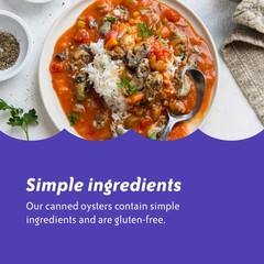 Fancy Smoked Oysters in Oil, Canned Oysters, Great for Recipes, 3.75-Ounce Ca…