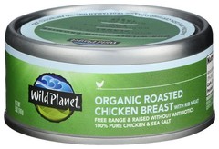 Wild Planet Roasted Organic Chicken Breast 5 oz (Pack of 12)