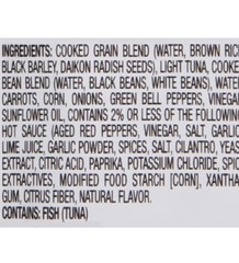6 StarKist TUNA Smart Bowls Spicy Pepper 4.5 oz Pouch – Rice & Beans