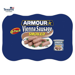 Star Vienna Sausage, Smoked Flavored, Ready to Eat Canned Sausage, 7G Protein pe