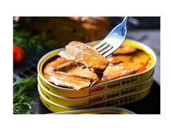(6 pack) MW Polar Smoked Boneless Herring Kipper Snacks, 3.53 oz Can