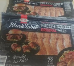 Hormel Black Label Fully Cooked Bacon 72 slices – pack of 2