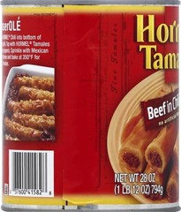 HORMEL Beef Tamales, 28 oz (Pack of 4) 28 Ounce